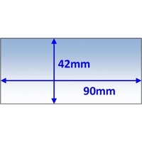 Clear Inner Lens for 90 X 42mm PKT : 5