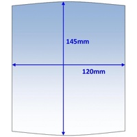 Clear Outer Lens 145 X 120mm Suit: Miller Elite/Titanium CLME-10 PKT:10