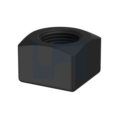 Plain Finish Track Nut Square Grade 8 Metric Fine Hobson