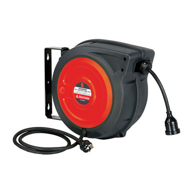 240V CABLE REEL 20M 10 AMPS Alemlube CR30050