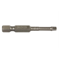 Square SQ2 x 50mm Power Bit Thunderzone Card of 2 CSQ250SS
