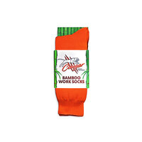 Bamboo Work Socks Orange Colour Cougar CWS-Orange 