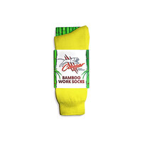 Bamboo Work Socks Yellow Colour Cougar CWS-Yellow