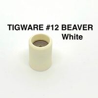 Ceramic Nozzles White Size 12 For 9/20 and 17/18/26 Series Torch 
