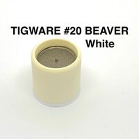 Ceramic Nozzles White Size 20 For 9/20 and 17/18/26 Series Torch