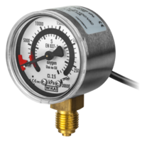 Contact Alarm Gauge 1,000 kPa 0 - 30,000 kPa 1/4" BSP