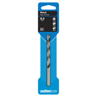 DRILL D105 8.0mm JOBBER Viper DIN338 HSS Carded Sutton Tools D1050800