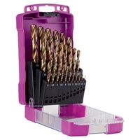 Heavy Duty Cobalt 25Pcs Metric Drill Set 1.0-13.0 x 0.5mm Sutton Tool D109SM3