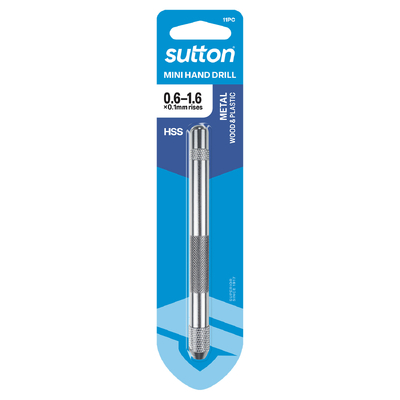 Drill D201 Jobber HSS Bright Tip Tool Set 0.6-1.6mm Sutton D2010012