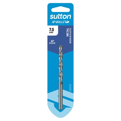 Drill D220 Jobber HSS XP Bullet Carded 7.0mm Sutton D220H0700