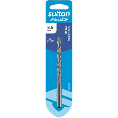 Drill D220 Jobber HSS XP Bullet Carded 8.5mm Sutton D220H0850