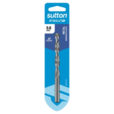 Drill D220 Jobber HSS XP Bullet Carded 9.0mm Sutton D220H0900