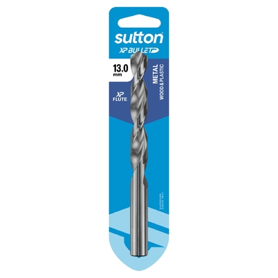 Drill D220 Jobber HSS XP Bullet Carded 13.0mm Sutton D220H1300