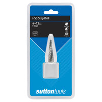 9-Step Hss Spiral Flute Step Drill Bit 4-12mm Sutton D50441209