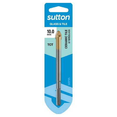Drill D604 Glass & Tile Bit Carded 10.0mm Sutton Tools D6041000