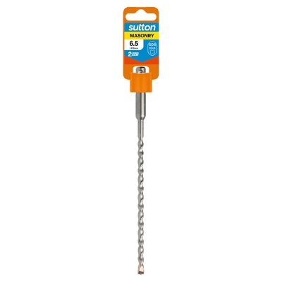Drill D614 Masonry SDS Plus 2Cut 6.5mm x 210mm Sutton Tools D6140650