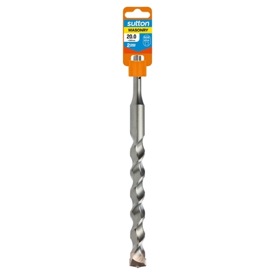 Drill D615 Masonry SDS Plus 2Cut 20mm x 260mm Sutton Tools D6152000