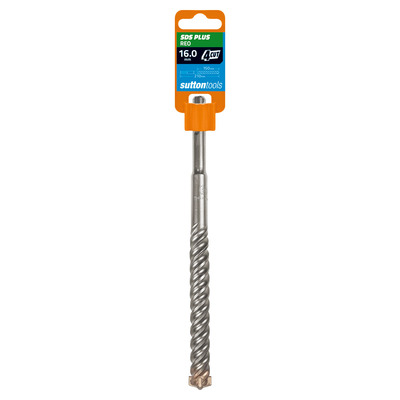 Drill D633 Masonry SDS Plus 4 Cut 10mm x 210mm Sutton Tools D6331000