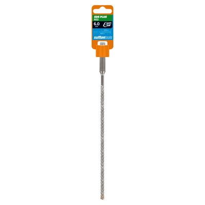 Drill D634 Masonry SDS Plus 4 Cut 6mm x 260mm Sutton Tools D6340600