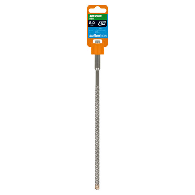Drill D634 Masonry SDS Plus 4 Cut 8mm x 260mm Sutton Tools D6340800