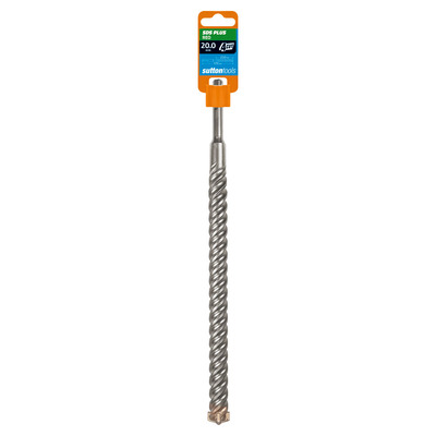 Drill D635 Masonry SDS Plus 4 Cut 20 mm x 310mm Sutton Tools D6352000