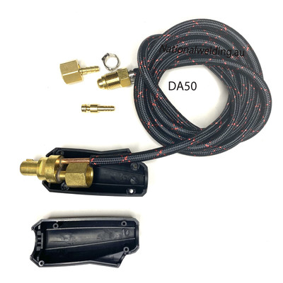 Dinse 50 Adaptor With 1.8 Metres Gas Hose 5/8 18UNF Female 95DA50
