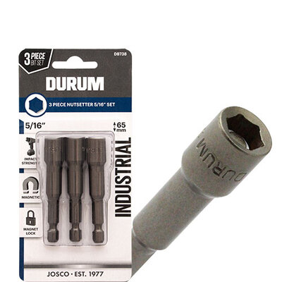 Nutsetter 5/16″ x 65mm 3pcs Durum DB738