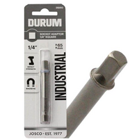 Socket Adaptor 1/4 Hex to 1/4 Sq 65mm Durum DB810