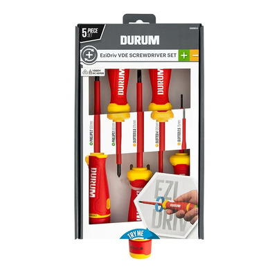 EziDriv VDE Screwdriver 5pc Set Durum DB9814