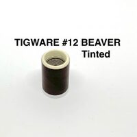 DC TIG Black Tinted Ceramic Nozzle Size 12 For 9/20 and 17/18/16 Series Torches 