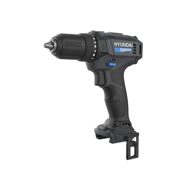 20V Cordless Driver Drill - 2-Speed, 40Nm Torque, LED Light, 13mm Chuck | Lightweight 1kg - Skin Only Hyundai DD20S-40TT