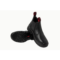 Black Elastic Slip on Boots Steel Capped Aus Size 10 Cougar E101BR-10