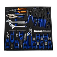 EVA734T 18 Piece Plier, Wrench & Riveter EVA Tray Kincrome EVA734T