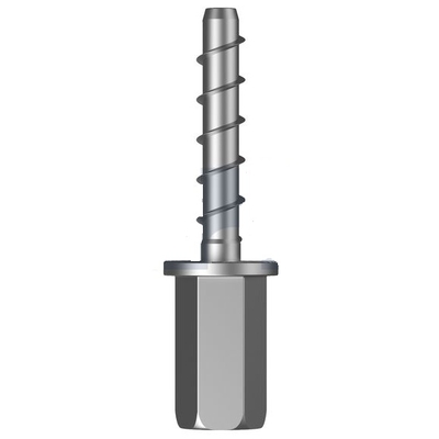 Zinc Plated (RoHS Compliant) Finish XBolt Pro - Vertical Hanger Concrete Screw Hobson