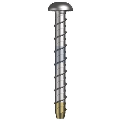 Bi-Metal 316 Stainless Finish XBolt Pro - Dome Head Concrete Screw Hobson