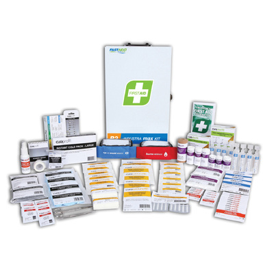 R2 Industra Max First Aid Kit Metal Wall Mount FAR2I10