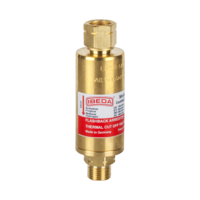 Flashback Arrestor Fuel Gas High Flow Regulator End 5/8-18 UNF FRHF