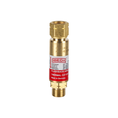 Flashback Arrestor Fuel Gas Standard Flow Regulator End G3/8 Tesuco FRSF3