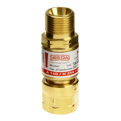 Flashback Arrestor Fuel Gas Standard Flow Torch End G3/8 Tesuco FTSF3