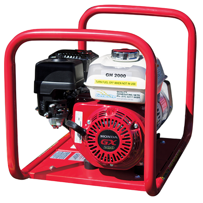 2.5kVA Open Frame Portable Petrol Generator Honda GH2000