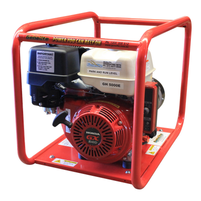 6kVA Open Frame Portable Petrol Generator Electric Start Honda GH5000E