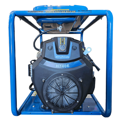 18kVA Open Frame Portable Generator Hyundai GHP18000E-LRT-3