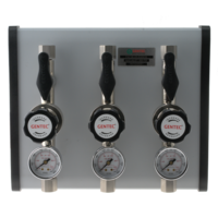 Gentec Triple Outlet Point of Use Panel 6.0 Purity Chrome Plated 