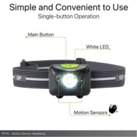 Headlamp GP XPLOR Motion Sensor PH15 GPPH15E-2B1