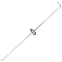 Radius Bar and Pivot For Roller Guide GWRB