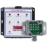 Gas Alarm Panel Visual & Audible 2 Channel C/W Strobe
