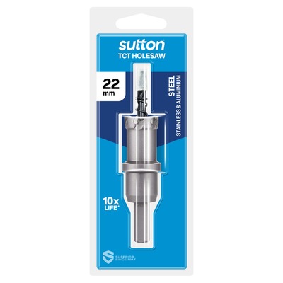 TCT Hole Cutter H117 22 x 25mm HTTS-2 Sutton Tools H1170220