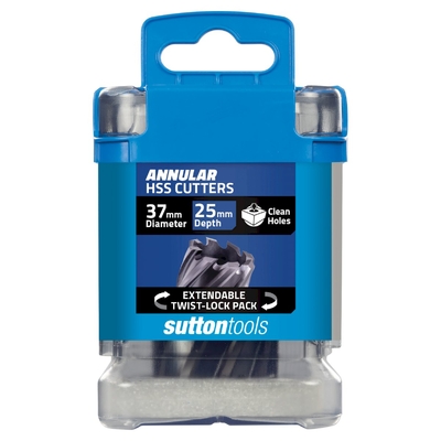 H180 Annular Cutter M2AI HSS-TiAIN 25mm Depth 37mm Sutton Tools H1800370
