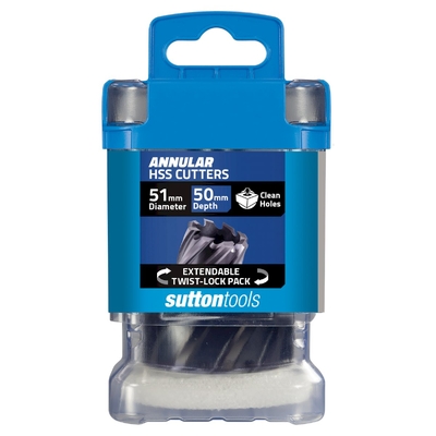 H181 Annular Cutter M2AI HSS-TiAIN 50mm Depth 51mm Sutton Tools H1810510