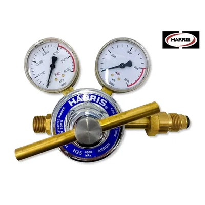 Harris Model H25 High Flow Cylinder Reg, SS diaphragm, Side Inlet